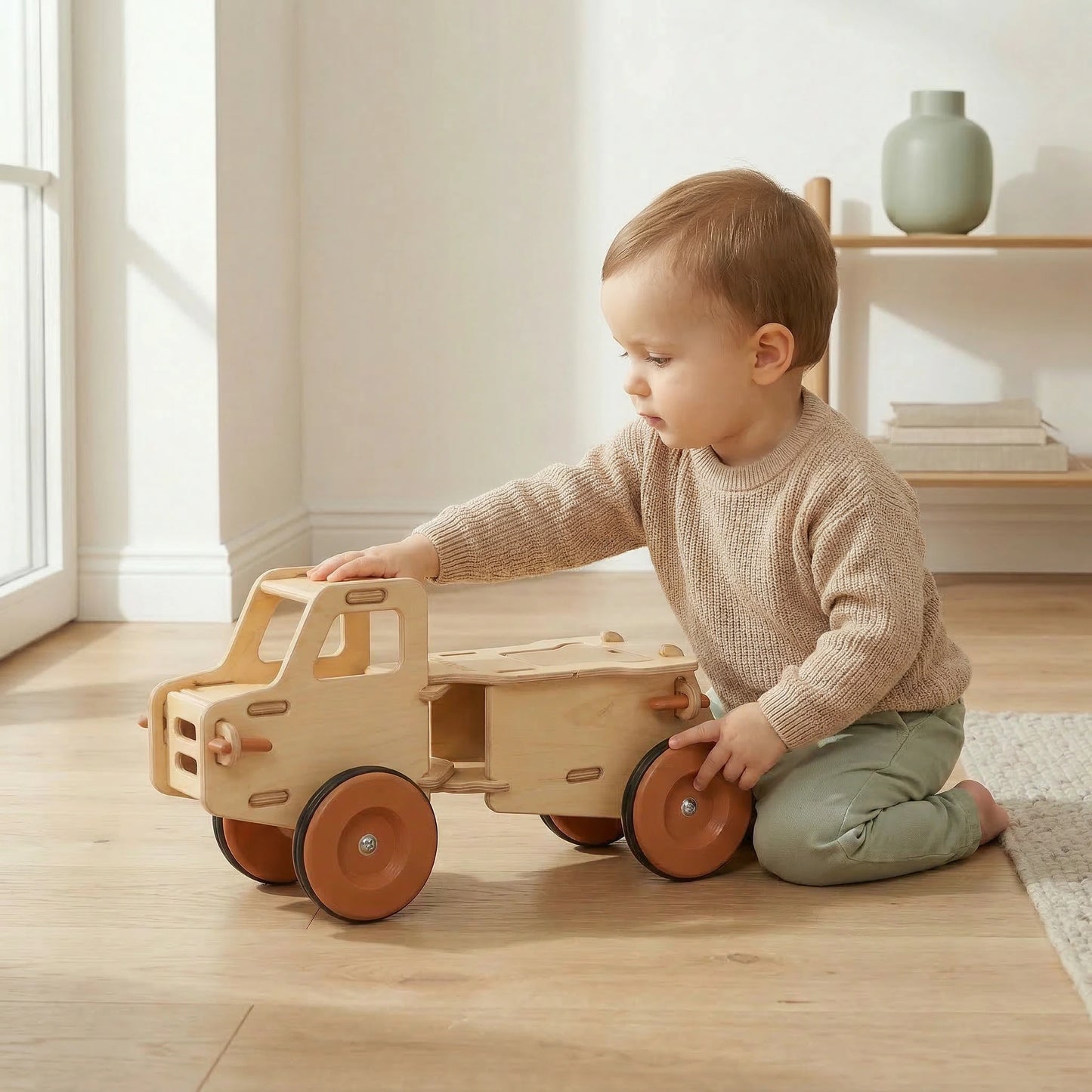 Dump truck gray