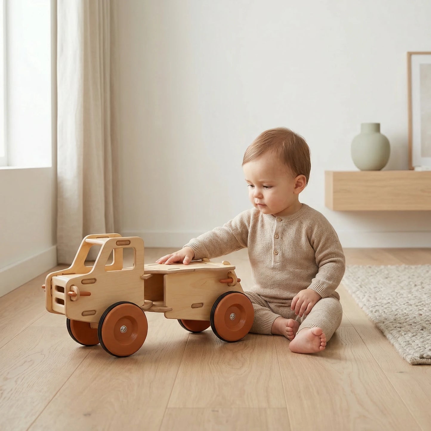 Dump truck gray