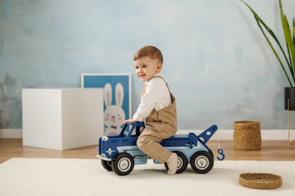 Mack truck dark blue