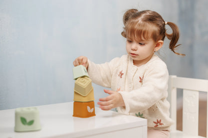 Silicone tower Green Leaves