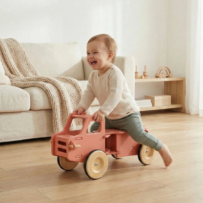 Dump truck light blue